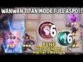 Ling 2  wanwan titan mode wrestler full aspd 6 wrestler 6 archers craziest magic chess