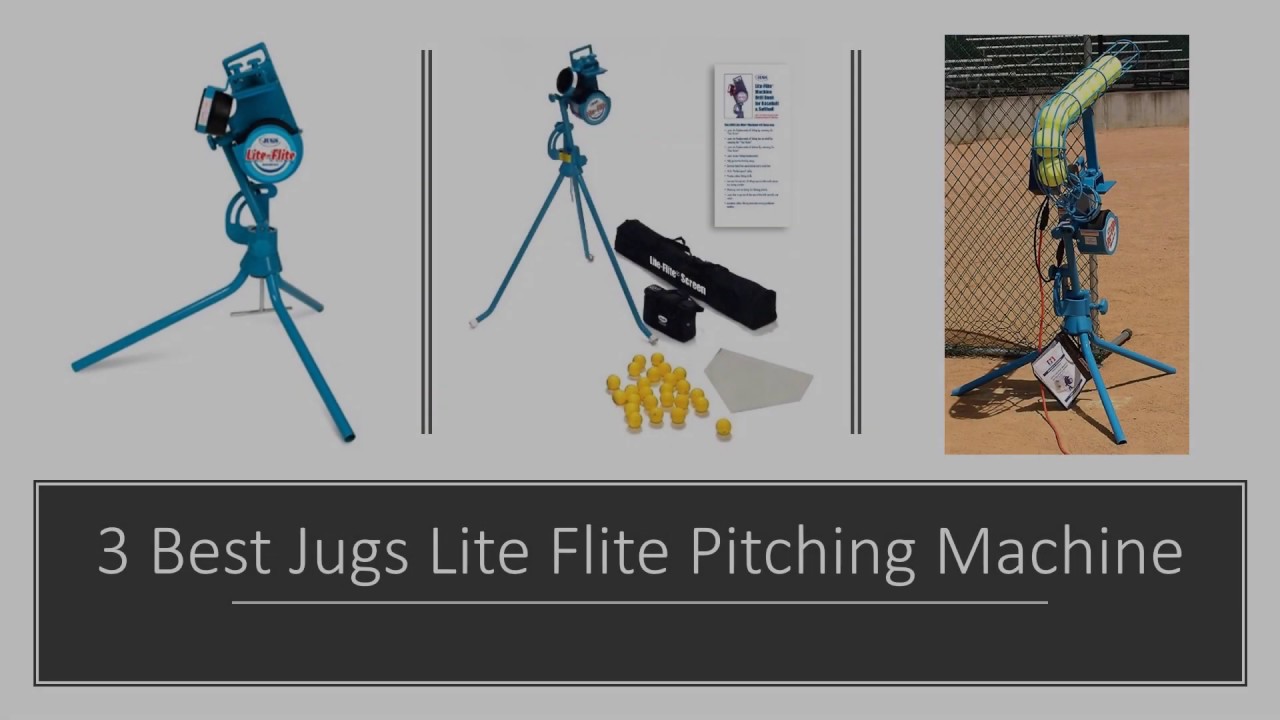3 Best Jugs Lite Flite Pitching Machine YouTube