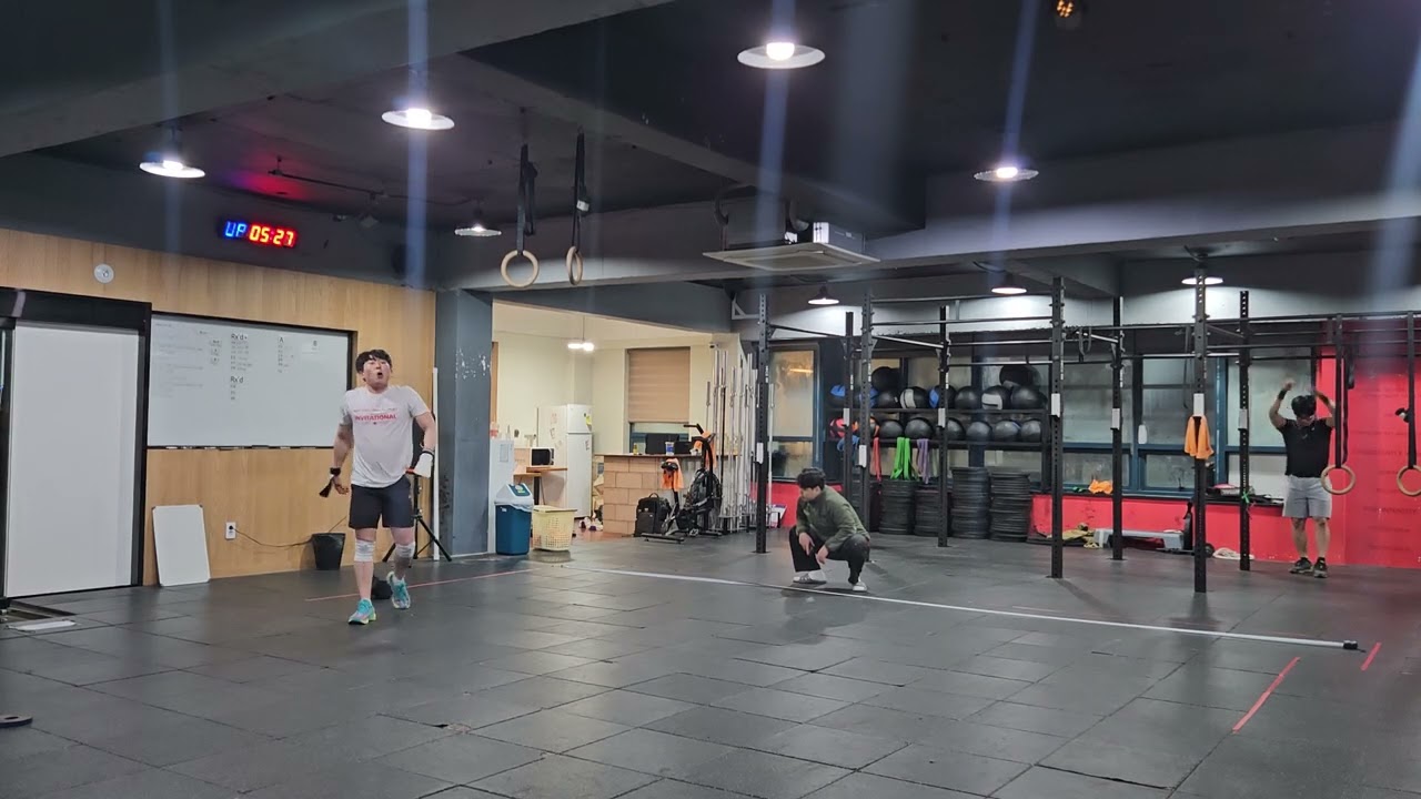 crossfit open 26.2 ring muscle up 11 reps 재측