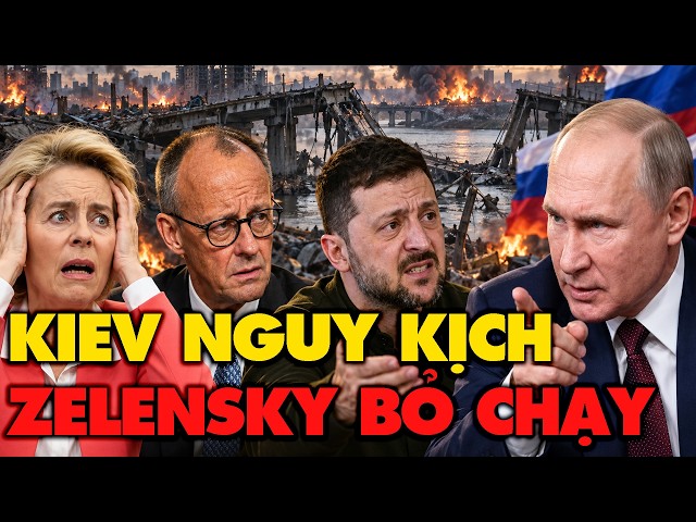 Nga đánh tan nát cầu huyết mạch của Ukraine, Kiev nguy kịch, Zelensky bỏ chạy khỏi thủ đô?