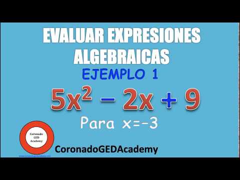 Video: ¿Cuál es el orden correcto para evaluar las expresiones algebraicas?