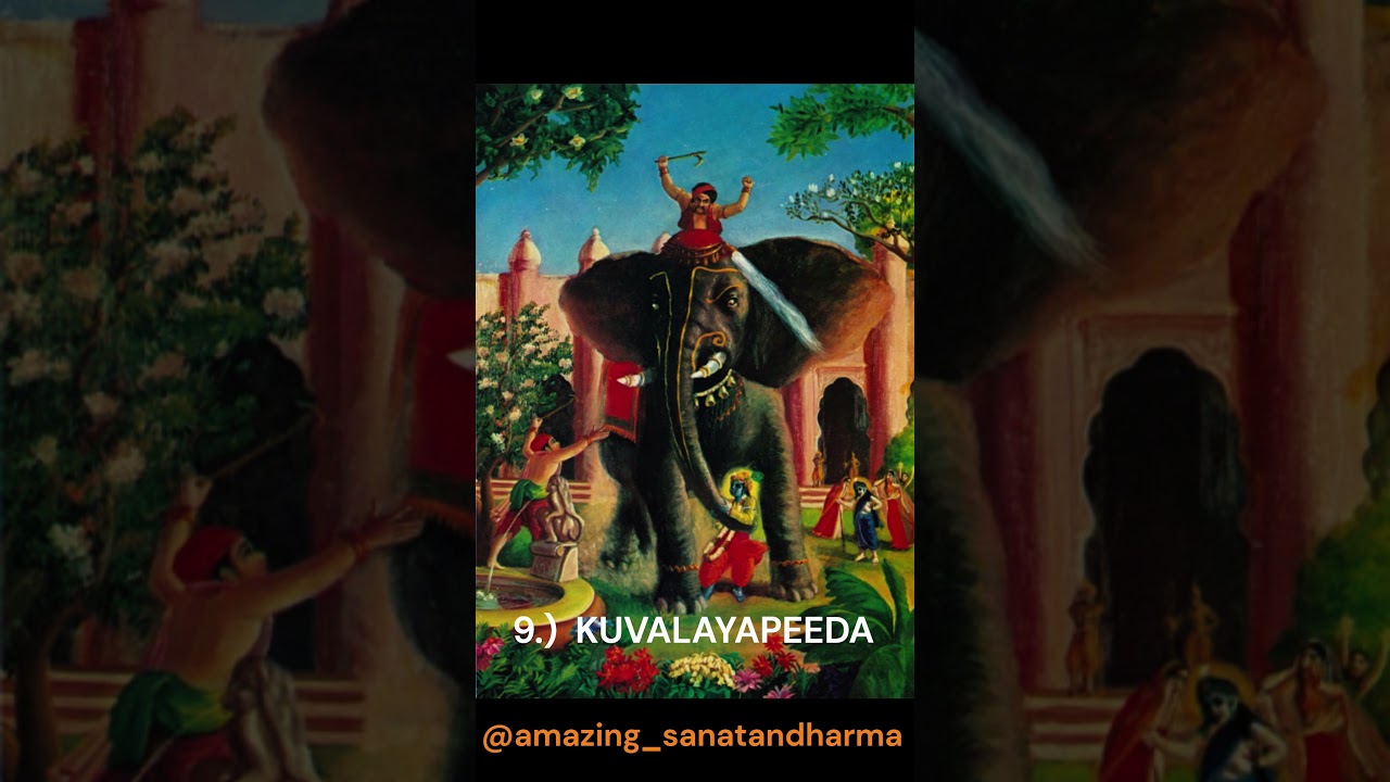 The 16 Demons killed by Lord Krishna. #amazing_sanatandharma #shorts