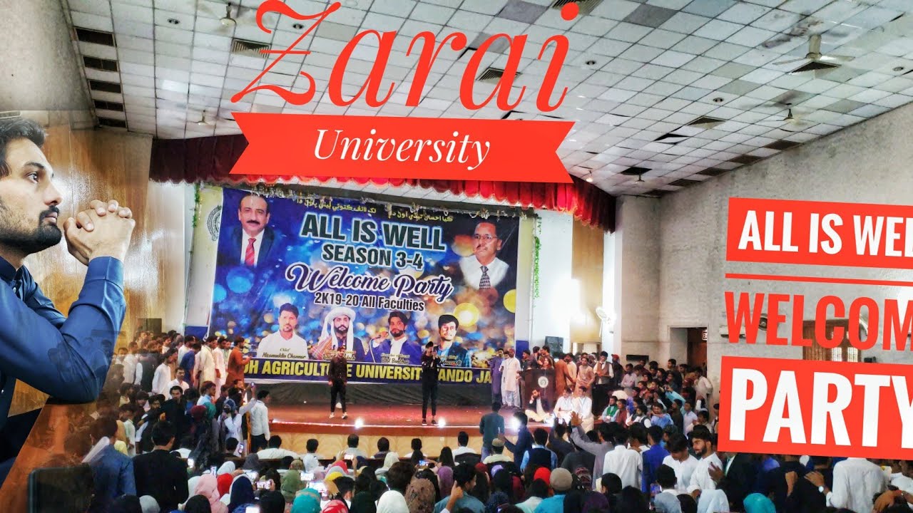Welcome Party 2k19-20 Batch || Sindh Agriculture University Tandojam || Zarai University || Vlog