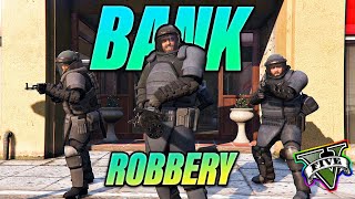 Epic bank robbery with Trevor in GTA5