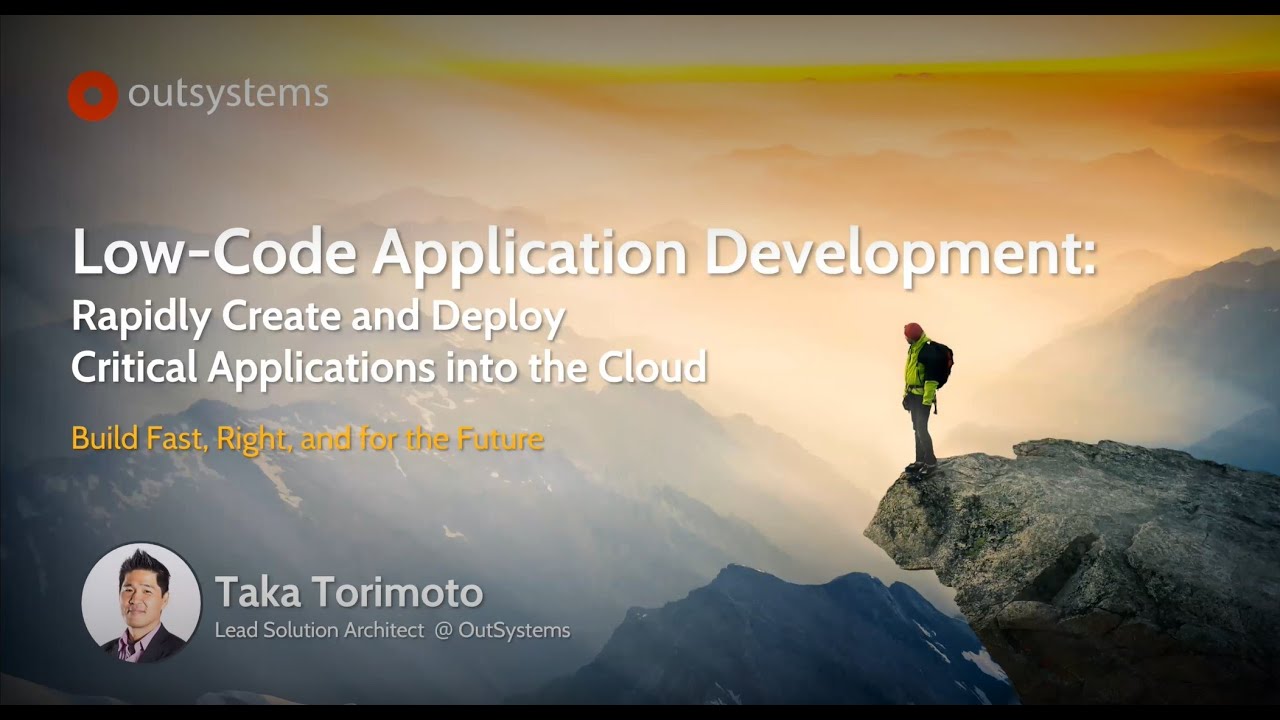 Low-Code Application Development with Outsystems - YouTube