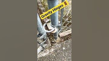 Install Your Own Self-Closing Gravity Gate With No Springs! 🚪#chainlink #fence #gate