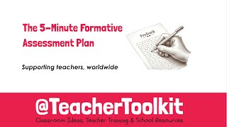 Formative Assessment: The 5-Minute Formative Assessment Plan