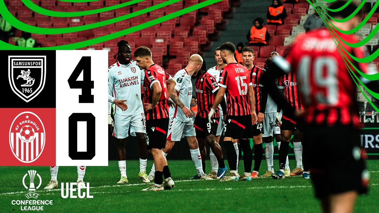 #UECL | Samsunspor 4:0 Shkëndija | HIGHLIGHTS