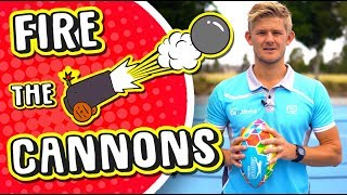 🤾🏽‍♂️Exciting PE throwing skills game › 'Fire the cannons' | Fundamentals of PE screenshot 1