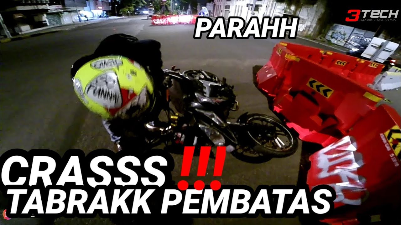 crash‼️s4mpai petcah akib4t rem blong, Motovlog indonesia