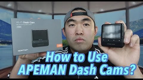 APEMAN 1080P Wi-Fi Dash Cam Review! Worth it?