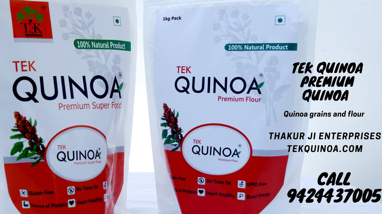 Tek Quinoa Gluten Free, Protein Rich Organic Quinoa Seeds & Flour