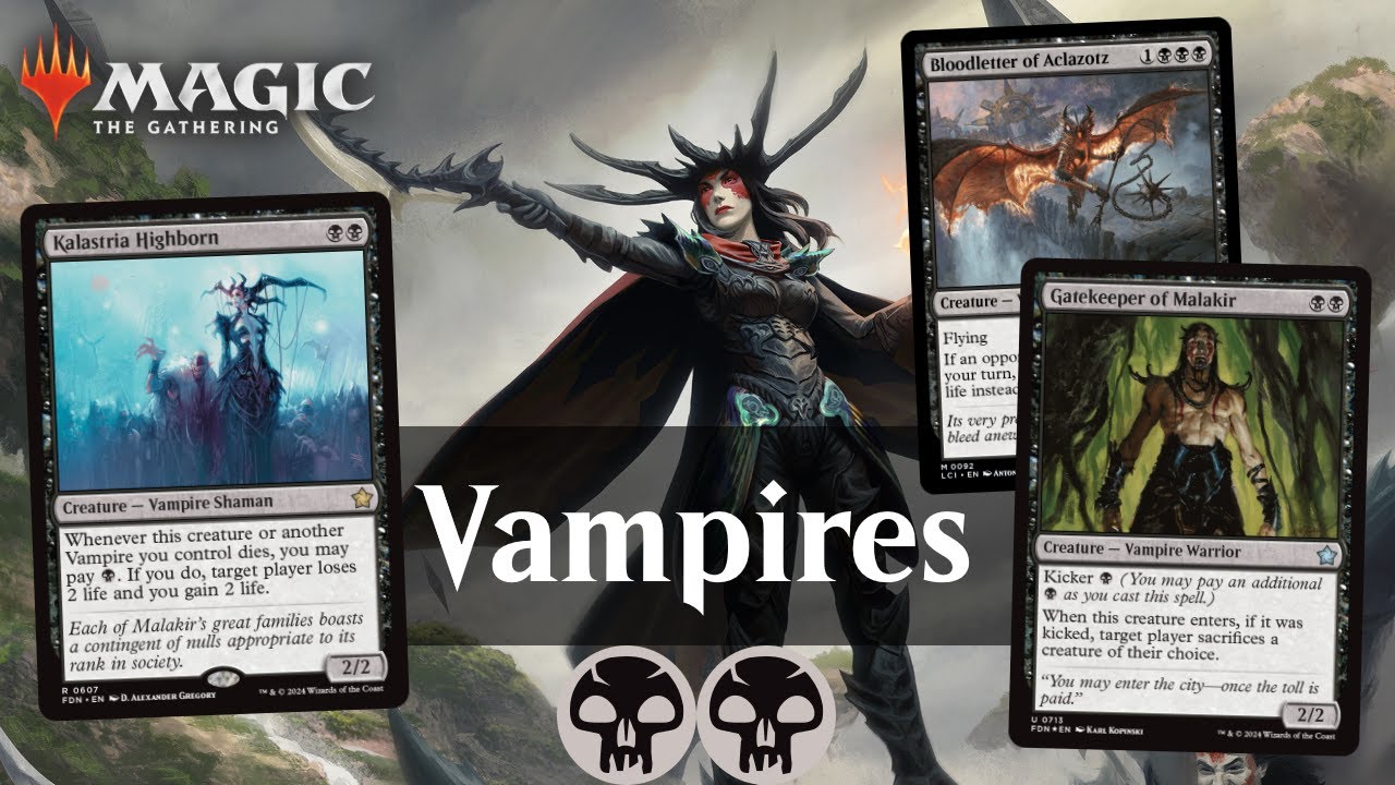 Vampire Ancient hearts 未開封 sealed mtg New Vampires with Foundations | MTG Pioneer & Explorer - YouTube