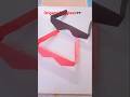 ORIGAMI SUNGLASS 🕶️ #origamicraft #shortsfeed #papercraft