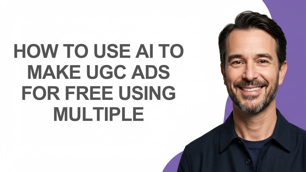 How to Use Ai to Make Ugc Ads for Free Using Multiple - KevinHowTo ...