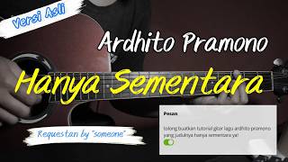 Tutorial Hanya Sementara - Ardhito Pramono Versi Asli