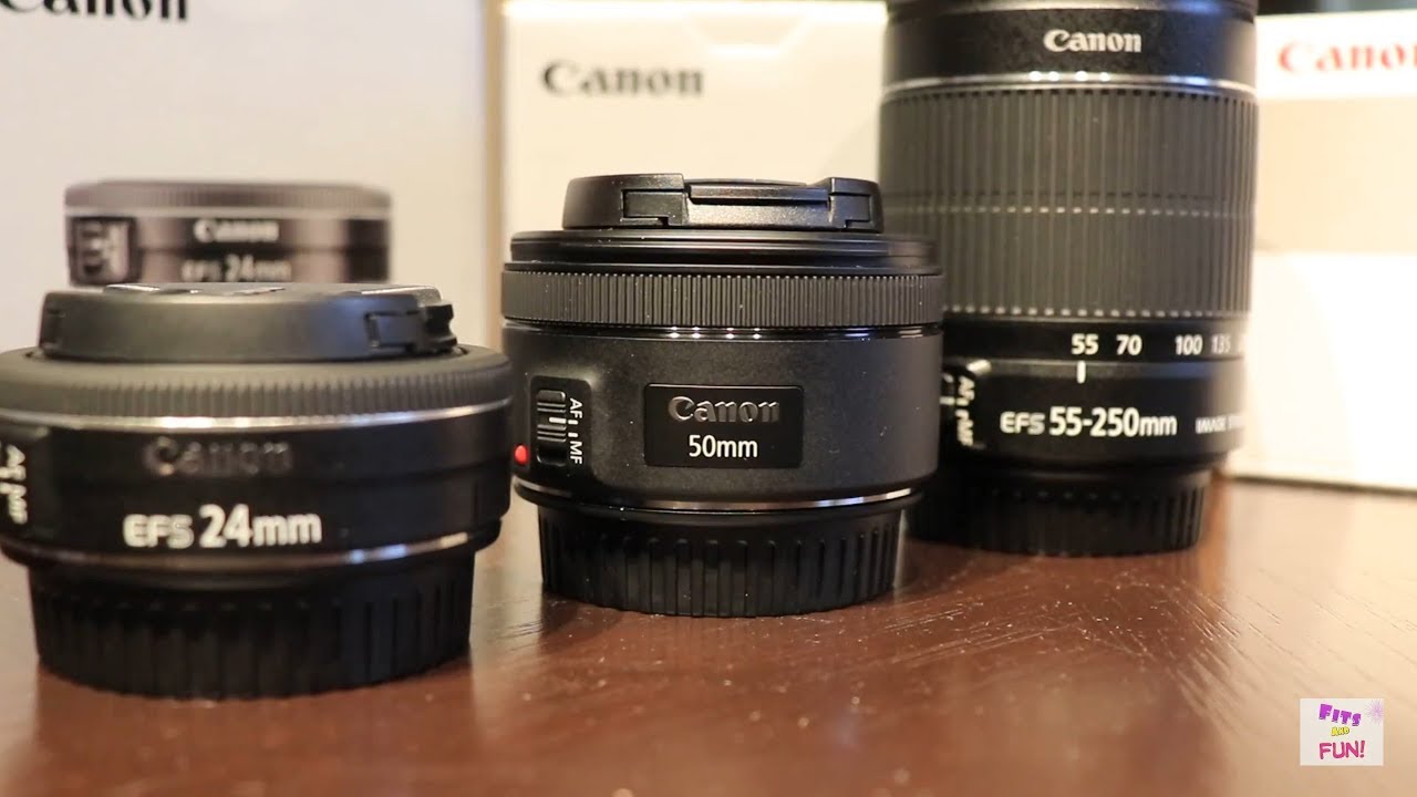 Canon Rebel Eos T7i NEW lens options with DEMOs YouTube