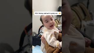 POV: Mommy said we’re going out 🩼🥺  #momlife  #baby  #vaccine #relatable #foryoupage