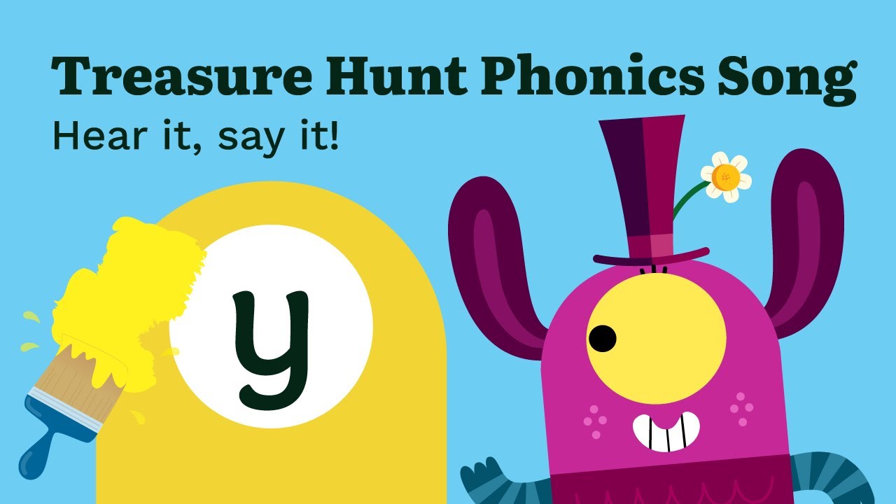 Monster Treasure Hunt 'y' phonics song: hear it and say it games people play