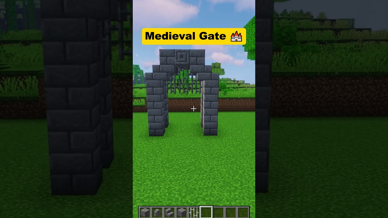 Minecraft Medieval Gate Design 🏰
