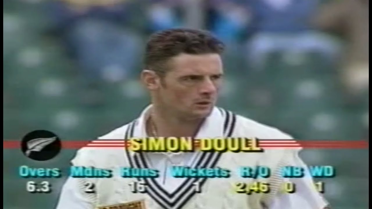 New Zealand v South Africa - 1st Test in Johannesburg, November 25 29, 1994  Day 5 Highlights