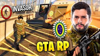 DEU RUIM!! ATACARAM A BASE DO EXÉRCITO NO GTA RP!!