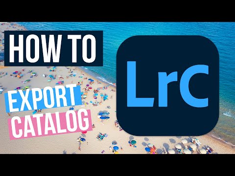 How to Export the Lightroom Classic catalog as a stand-alone catalog