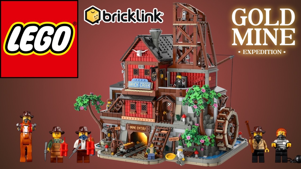 LEGO Bricklink (Series 6) - Gold Mine Expedition REVIEW - 910055