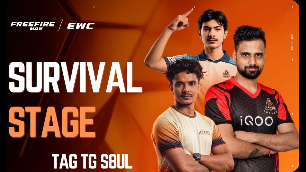 EWC SURVIVAL STAGE  LAST CHANCE ❗WATCH PARTY || Let's Gooo Team INDIA 🇮🇳 #ff #snaxgaming #jabbalive