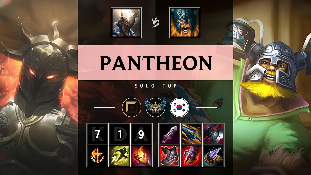 Pantheon Top vs Olaf - KR Challenger Patch 25.18