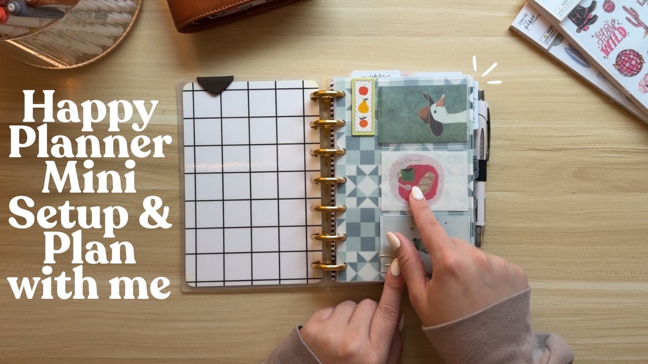 Уютные настольные ежедневники // Мини-планер Happy Planner: планируйте вместе со мной!