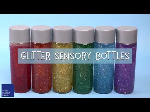Craft: Glitter Sensory Bottles - See Vanessa Craft
