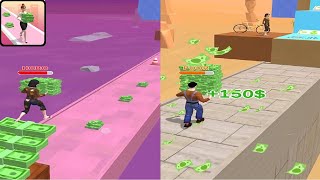 Money Run 3D Android Gameplay - Very Satisfying and Relaxing Video Game - All Levels 1-2 screenshot 4
