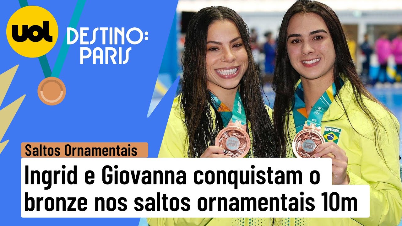 JOGOS PAN AMERICANOS  INGRID E GIOVANNA CONQUISTAM O BRONZE NOS SALTOS ORNAMENTAIS 10m