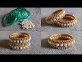 Turn Your Thin Bangles  Into Broad / Kada Bangles || #Bridal Bangles# || Slik Thread Bangles Making