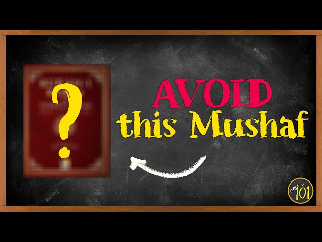 Avoid using THIS mus-haf if you are a beginner | Arabic101 class=