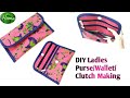 DIY Purse With Pockets Cutting&Stitching|How To Make #Jute Ladies Handpurse#Clutch#Wallet#handpurse