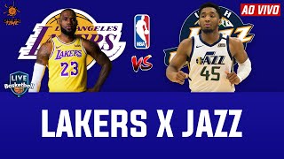 NBA AO VIVO - LOS ANGELES LAKERS X UTAH JAZZ (LeBron James x Donovan Mitchell)
