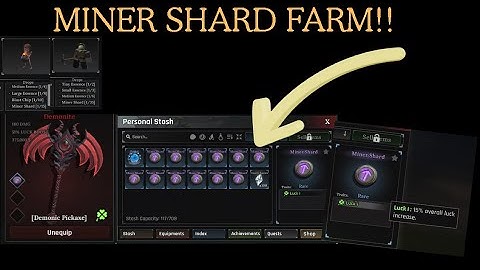 BEST miner shard farm in the Forge roblox!!!