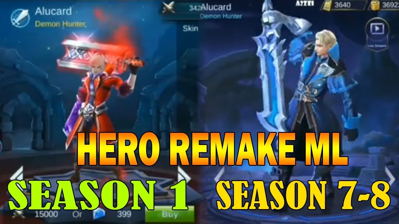 PERBEDAAN HERO MOBILE LEGEND SEASON 1 DENGAN SEASON 7 YouTube