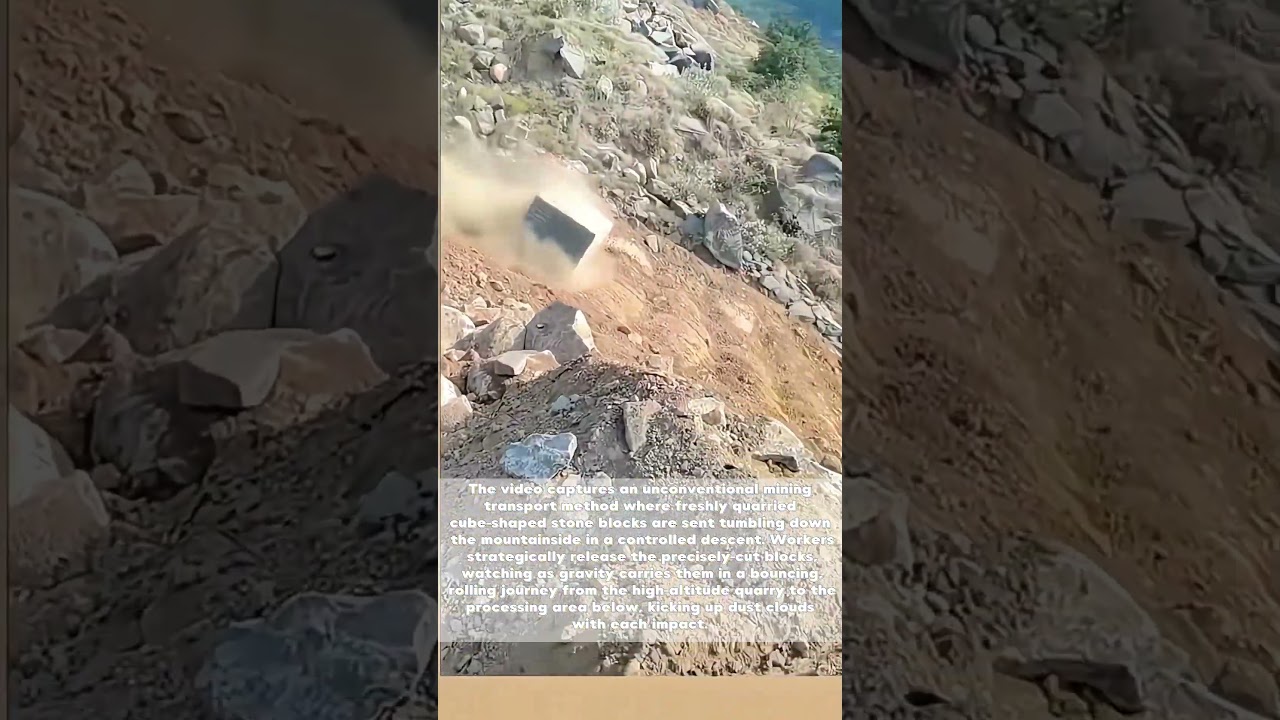 Rock & Roll Mining: The Wildest Downhill Delivery System You've Ever Seen!