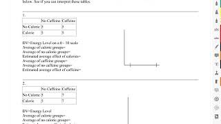 PSY 3091 - Ch 12 The Factorial Design (Worksheet Instructions)