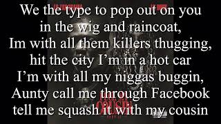 Lil Zay Osama Lil Durk - F*** my Cousin Part ll (LYRICS)        #lilzayosama #lildurk #lyrics