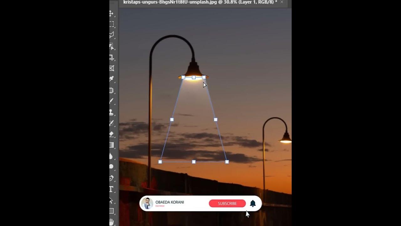Spotlight Effect - Short Photoshop Tutorial