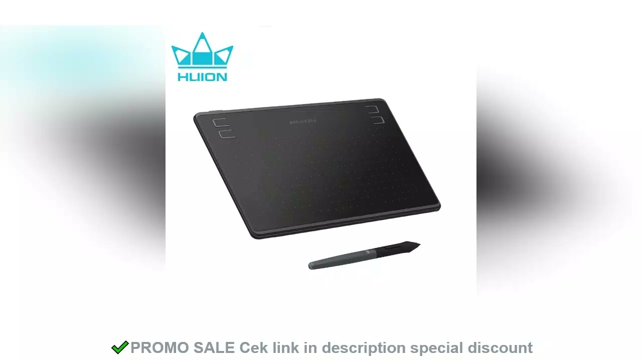 Huion HS64 6x4 Inch Graphics Tablet Ultrathin Drawing Tablet PW100 Battery-Free Pen Tablet Customize