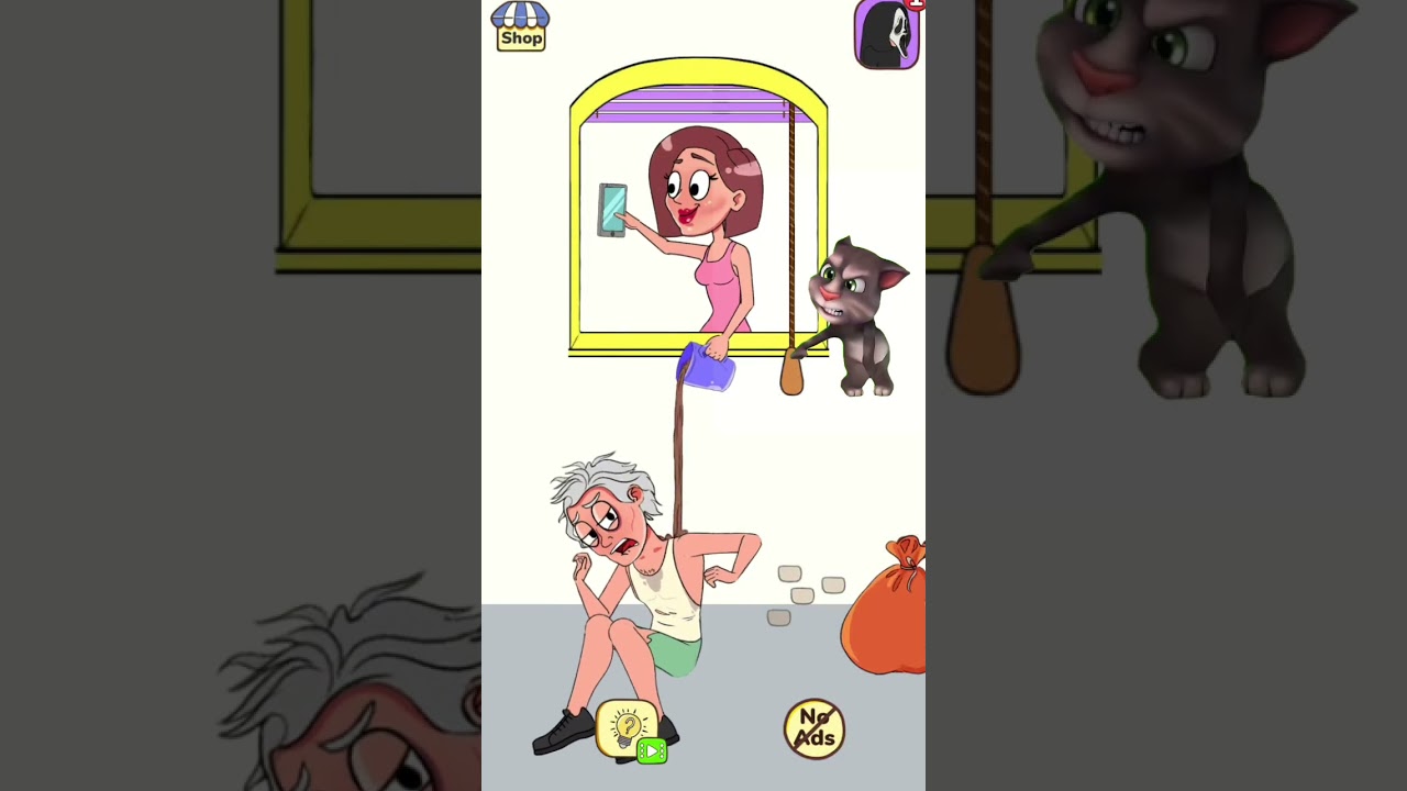 Tom Make her pay for this🤔my talking tom 