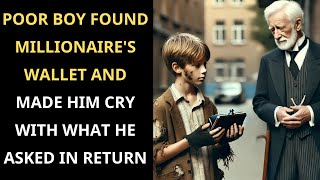 Poor Boy Found Millionaire's Wallet and Made Him Cry With What He Asked in Return