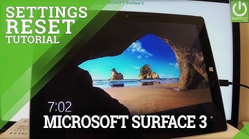 How to Remove Apps in MICROSOFT Surface 3 - Reset All Settings