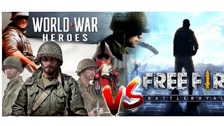 Free fire squad vs squad battle series | world war heroes | The most intense game of free fire screenshot 5