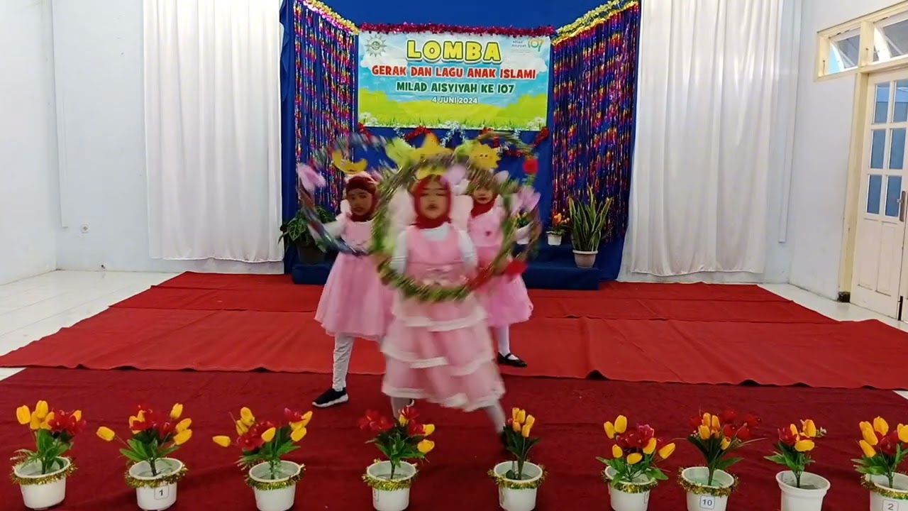 LOMBA GERAK & LAGU ANAK ISLAMI II MILAD 'AISYIYAH 107 TAHUN II BA 'AISYIYAH TEMPURAN II 2024